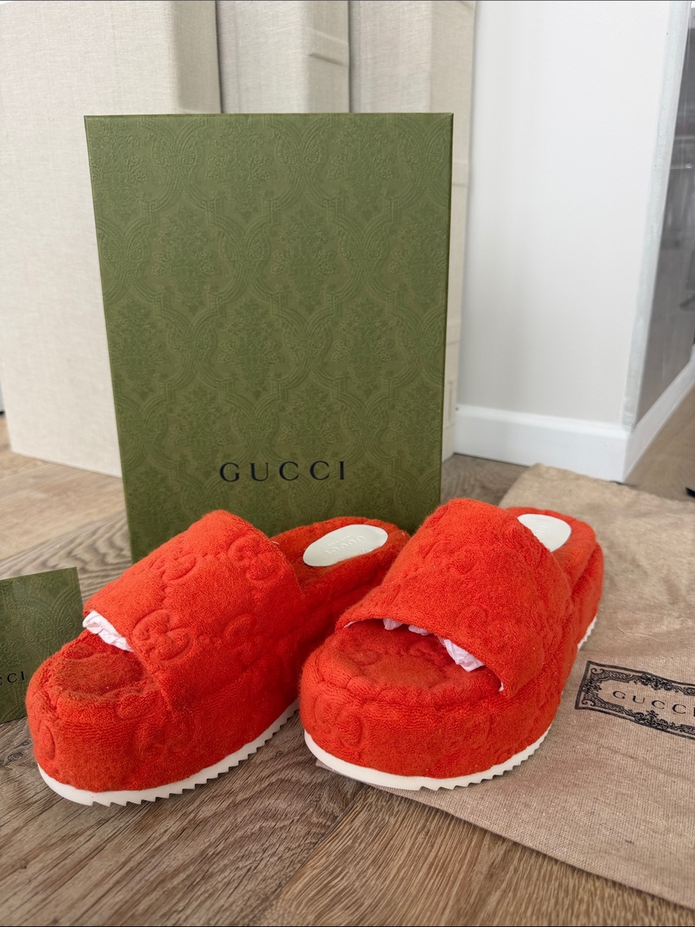 Gucci Terry Slides